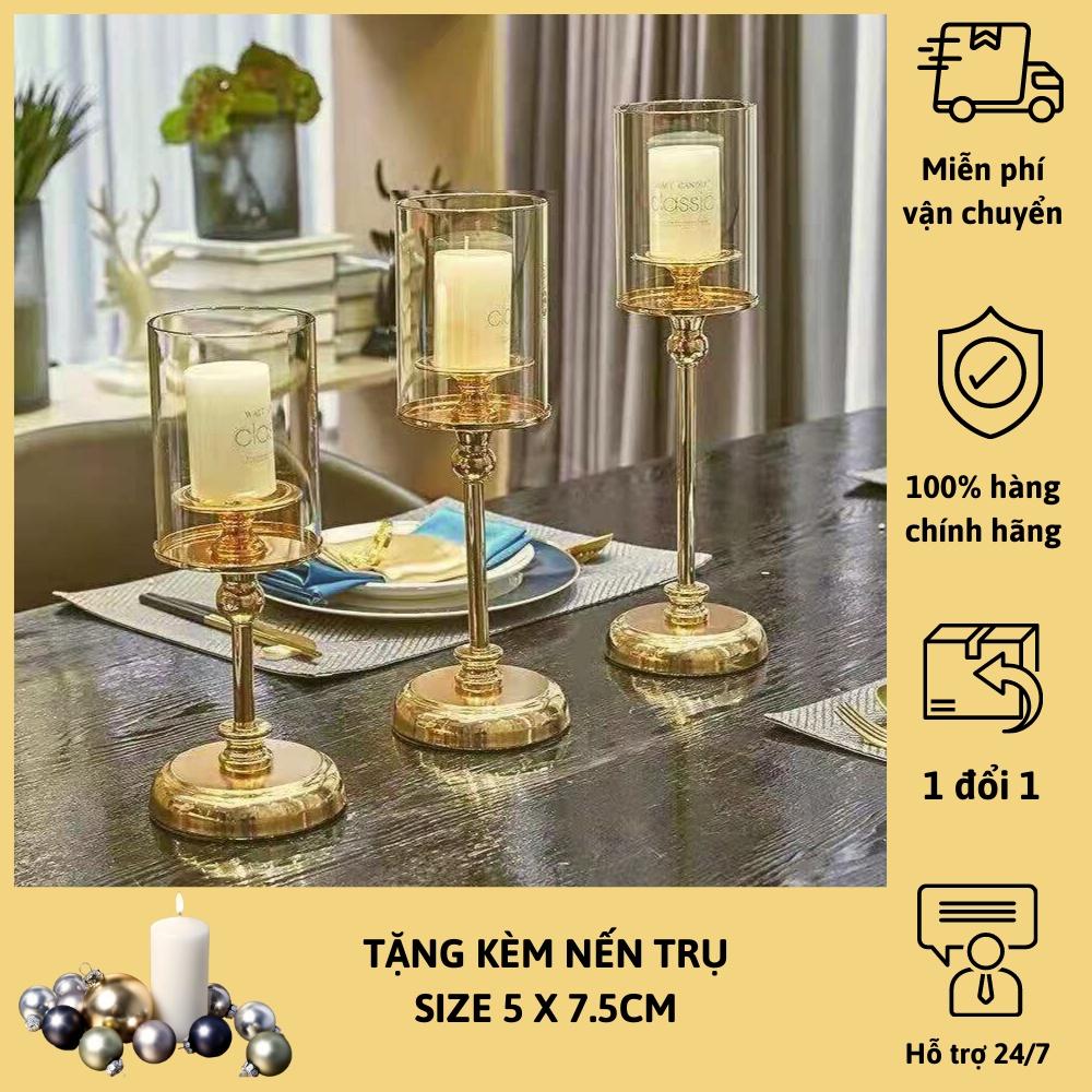 TnP DECOR - Chân nến trang trí, đế đựng nến decor phòng khách sang trọng phong cách Bắc Âu