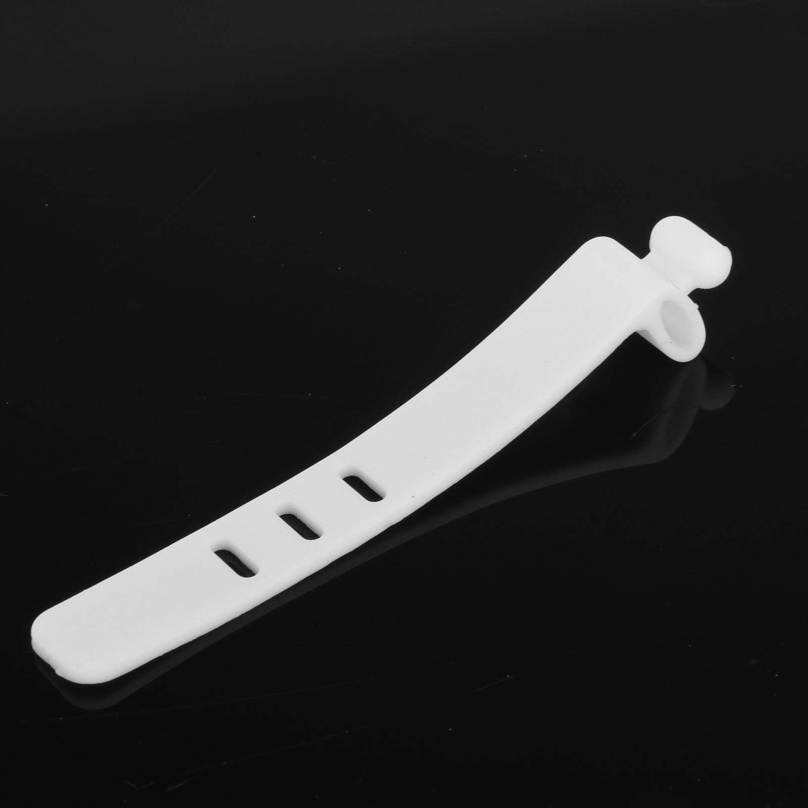 2x10Pcs White Cable Ties Fastening Cable Strap for Data Cable Cord Cables Desk