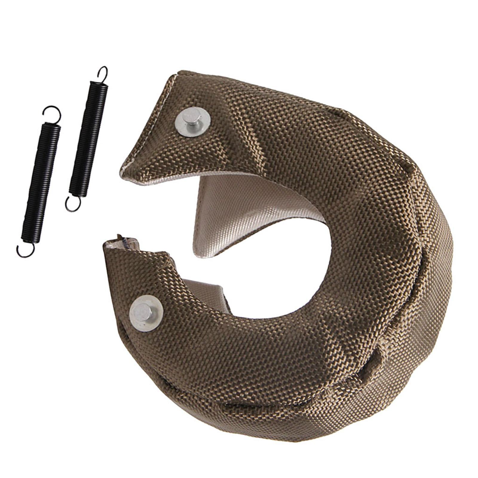Turbocharger Heat Shield Cover for T3 High Temperature Turbo Charger Wrap with Fastener Springs Housing Turbo Blanket Cover Car Accessories