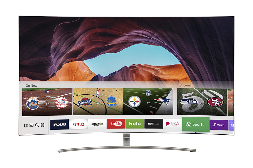 Smart TV Cong 4K Samsung QLED 65 inch QA65Q8CAMKXXV - Hàng Chính Hãng