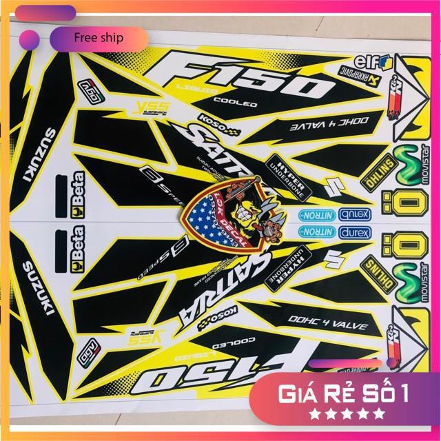 Tem rời dành cho Satria Fi vàng