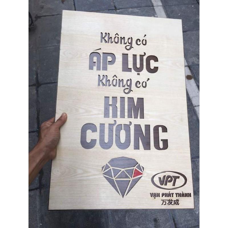 Tranh bằng Gỗ MDF phòng khách Tranh Gỗ Treo Tường Làm Việc - Không Có Áp Lực Không Có Kim Cương