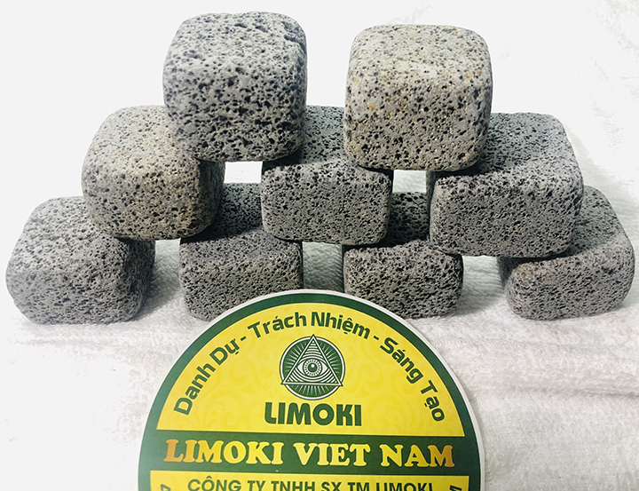 Đá Cuội Núi Lửa Nướng Thịt Size 1KG ( 8 -10 Viên) Hàng Loại 1