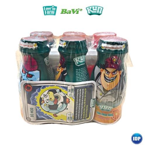 Kun sữa chua uống vị cam thùng 48 chai x 85ml