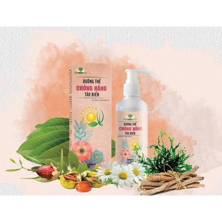 Dưỡng Thể Chống Nắng Tảo Biển 200ml