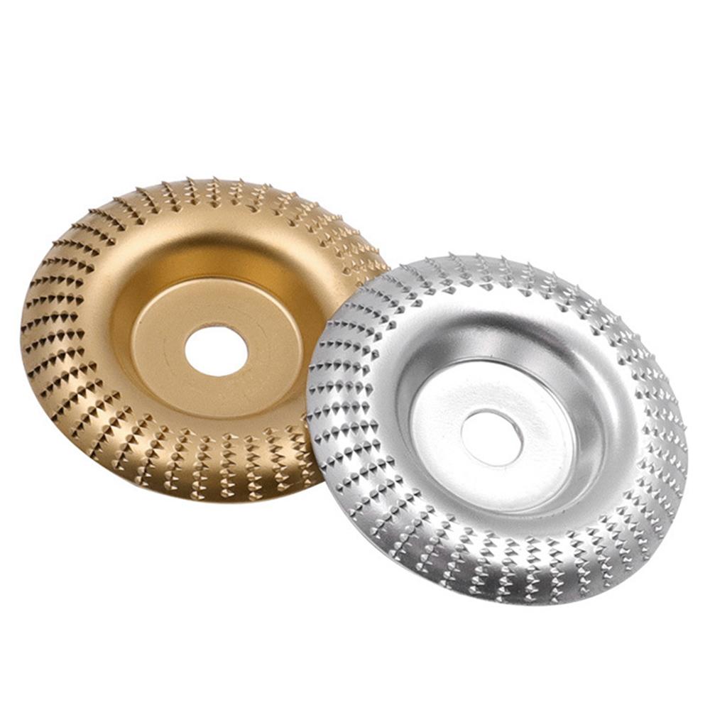 4 Inch Wood Carving Disc for Angle Grinder with 5/8-inch Arbor Wood Shaping Disc Angle Grinding Wheel Rotary Tool Wood Cutting Shaper