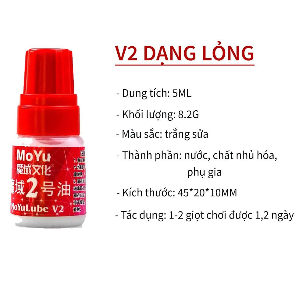 (có sẵn) Dầu bôi trơn rubik Moyu Lube V1/V2 (5ml