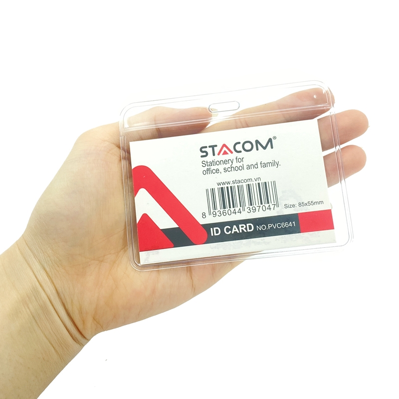 Bảng Tên Nhựa Ngang PVC Stacom ID-PVC6641