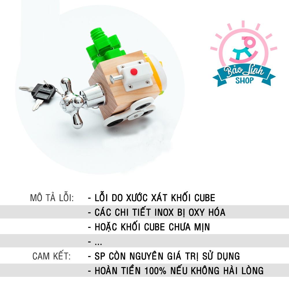 Busy Board Bản Mini - HÀNG THANH LÝ Dạng Box tiện dụng di chuyển - Bé dễ mang theo
