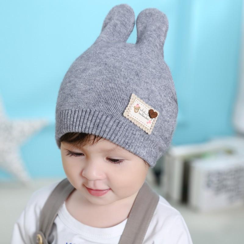 Mũ len cho bé mềm ấm tai thỏ dễ thương thích hợp cho bé 6 tháng - 3 tuổi