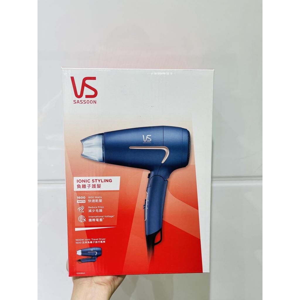 Máy sấy tóc du lịch VS Sassoon Công nghệ Ionic 1600W màu xanh