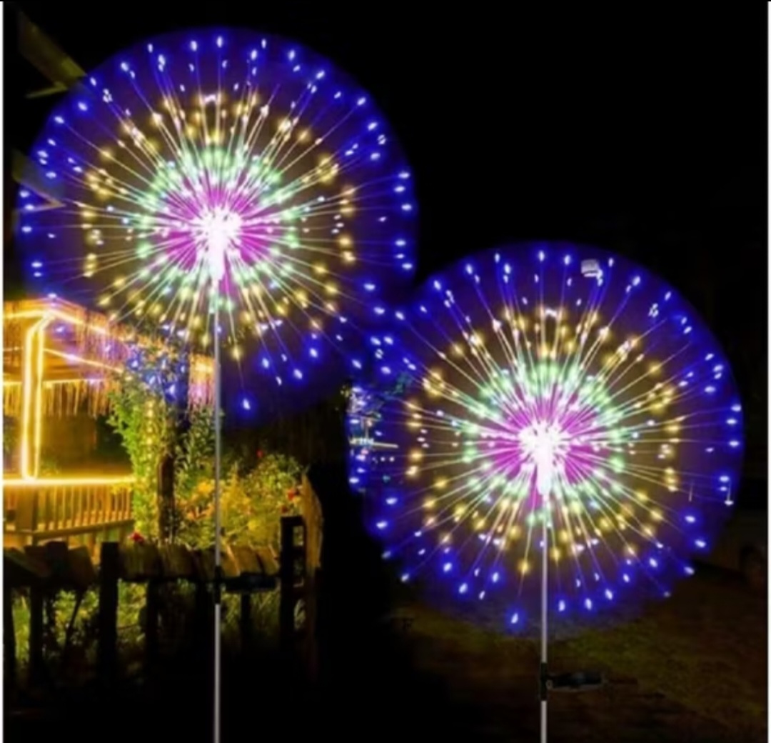 ĐÈN LED TRANG TRÍ SÁNG PHAO HOA NĂNG LƯỢNG CẢM BIẾN HIỆU ỨNG MÀU SẮC ĐẸP LUNG LINH