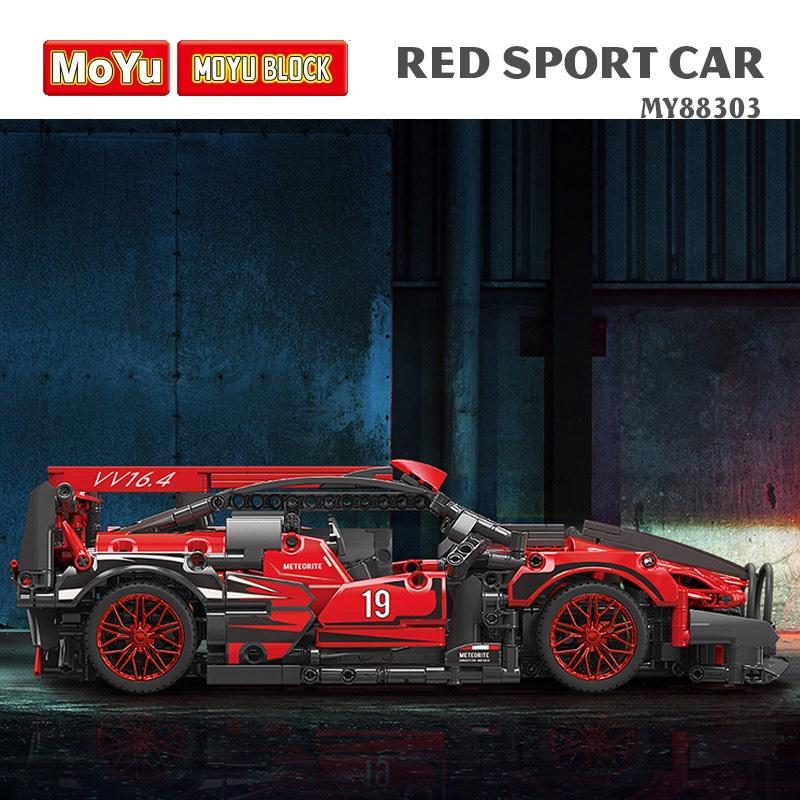 Đồ Chơi Lắp Ráp Mô Hình Xe Thể Thao Red – MOYU BLOCK 88303