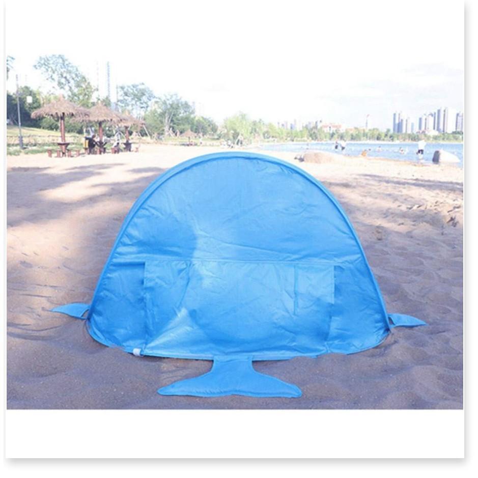 Lều đi biển tự bung cho bé hình con cá mập ngộ nghĩnh UV50+