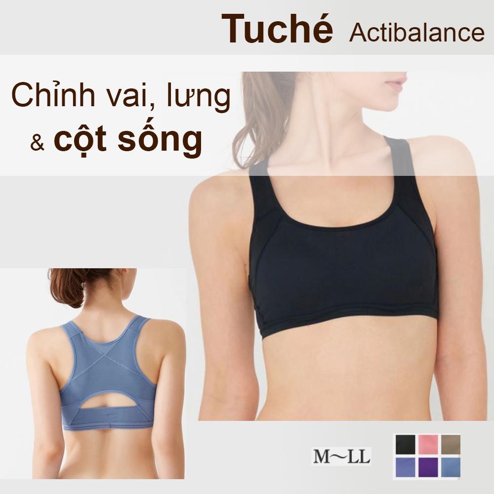 Áo tập bra định hình cột sống Actibalance JB6011H thương hiệu Tuché Nhật Bản