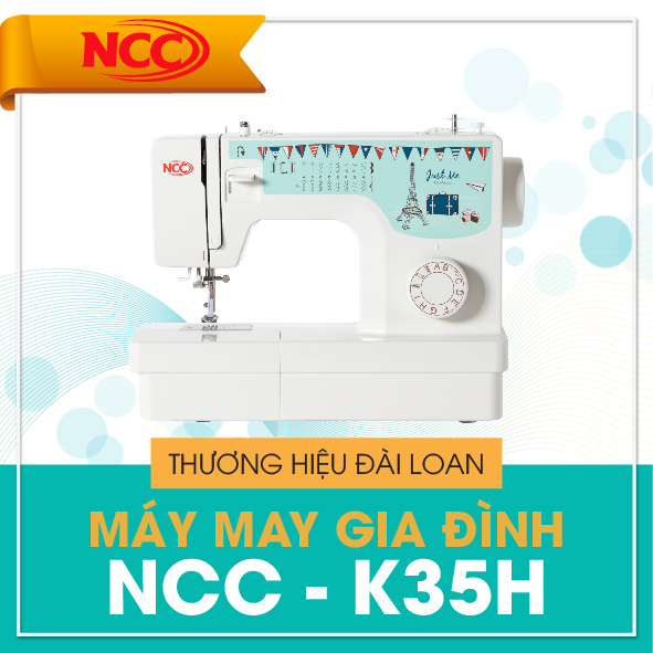 Máy may gia đình NCC K35H -Thương hiệu uy tín - Hàng Chính Hãng