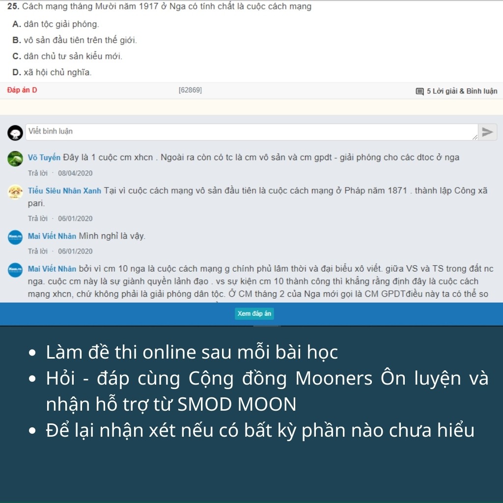 Tuyển tập 10.000 câu hỏi trắc nghiệm hay nhất ôn luyện thi THPT Quốc gia 2021 môn Lịch sử - Tập 1 Lịch sử thế giới