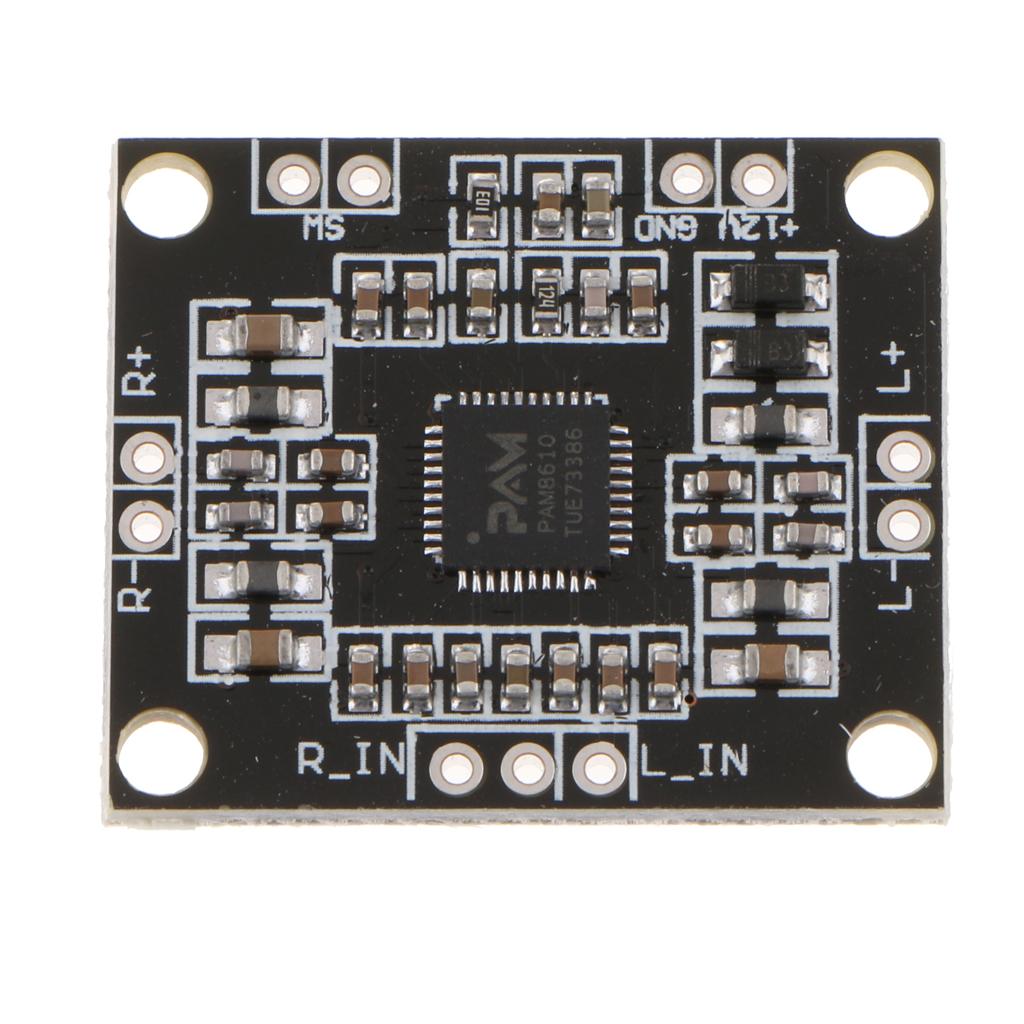 PAM8610 2x15W Digital Mini Dual Channel Stereo Power Amplifier Board 12V