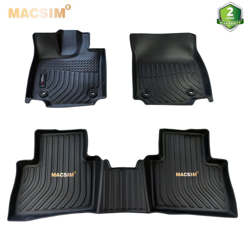 Thảm lót sàn xe ô tô LEXUS NX 2016- tới nay (sd) chất liệu TPE thương hiệu Macsim màu đen