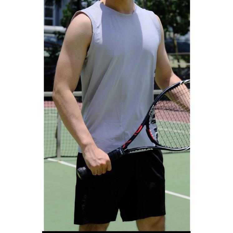 Áo sát nách nam Tanktop thể thao thun lạnh RUNNING