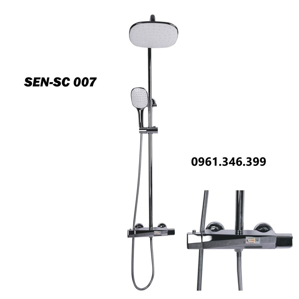 Sen cây tắm nóng lạnh sc007, có nút , bật tắt điều chỉnh nhiệt độ