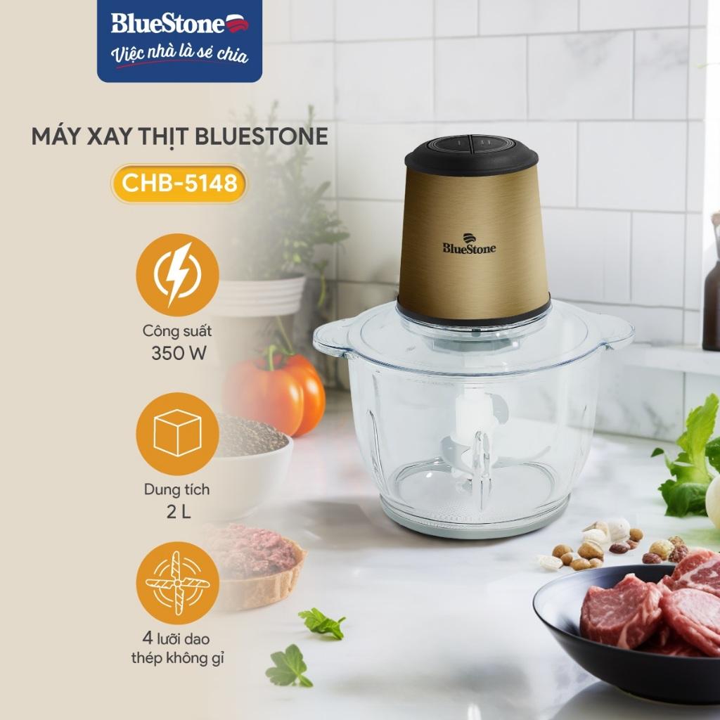 Máy Xay Thịt Bluestone 2.0Lit CHB-5148, 350W-Cối Thủy Tinh , Hàng Chính Hãng