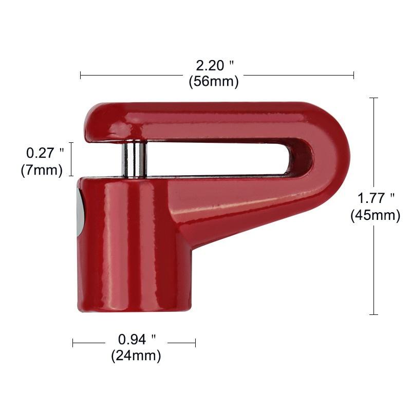 1PCs Anti Theft Disk Disc Brake Rotor Lock for Scooter Bike Safety Lock for Outdoor Motorcycle Bicycle Cycling Accessories