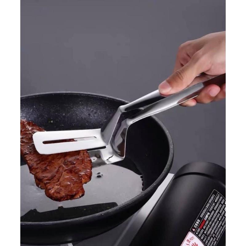 Kẹp inox gắp thức ăn