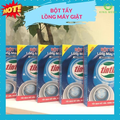 Bột tẩy lồng máy giặt TinTin - Làm Sạch Máy Giặt - Vệ Sinh Sạch Vết Bẩn, Loại Bỏ Lông, Cặn, Tóc