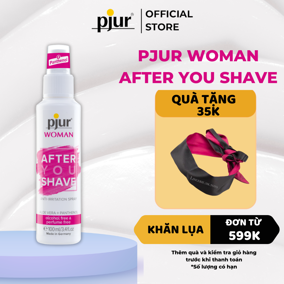 [LIMITED 12/2025] Xịt dưỡng sau cạo lông Pjur Woman After You Shave