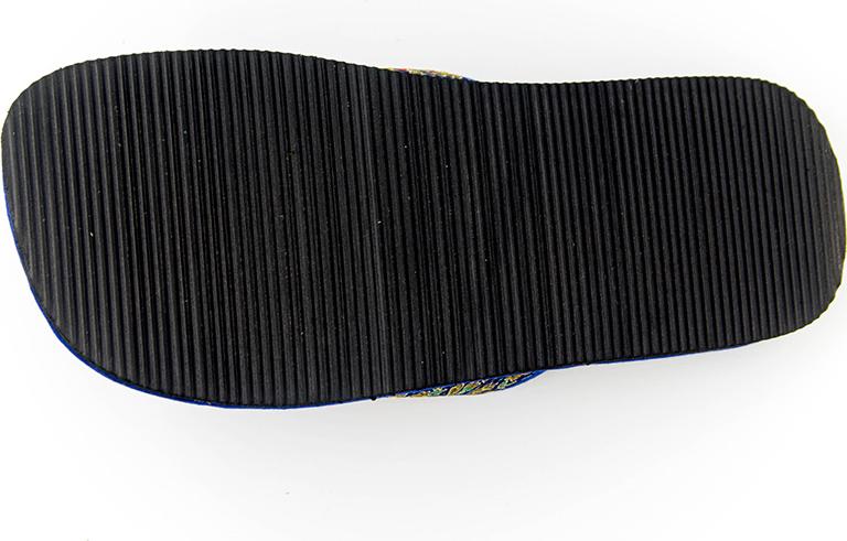 Dép chiếu Hương Quế DCQ-50 làm từ lụa tơ tằm - vải cotton - lớp đế cao su xốp cho đôi chân thơm - mát và khô thoáng - Xanh