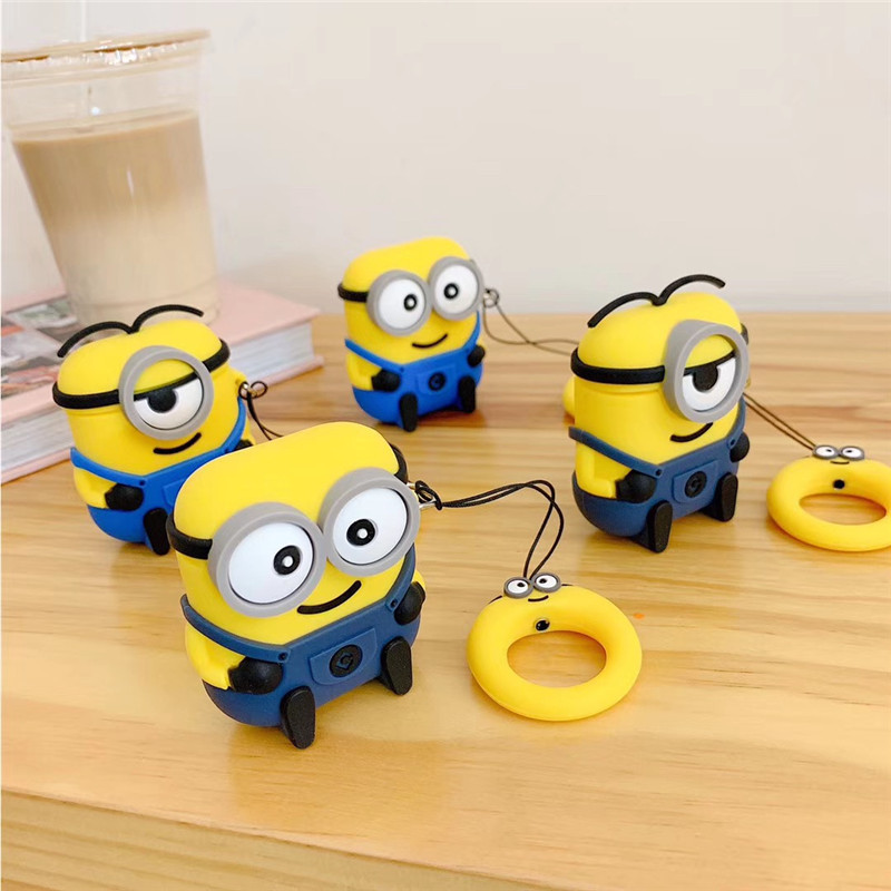 Airpods case - Ốp bảo vệ dành cho AirPods 1/2 - Minion