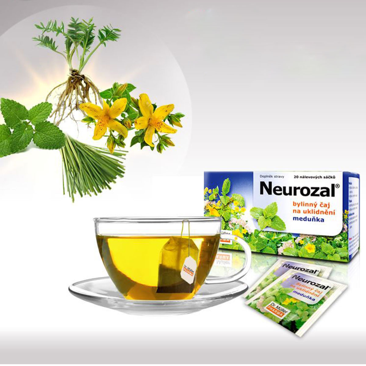 Combo 2 Hộp Trà An Thần Thảo Mộc Neurozal Dr. Muller - Giải Tỏa Căng Thẳng - Giúp Thư Thái Ngủ Ngon – Chính Hãng Từ Cộng Hòa Séc