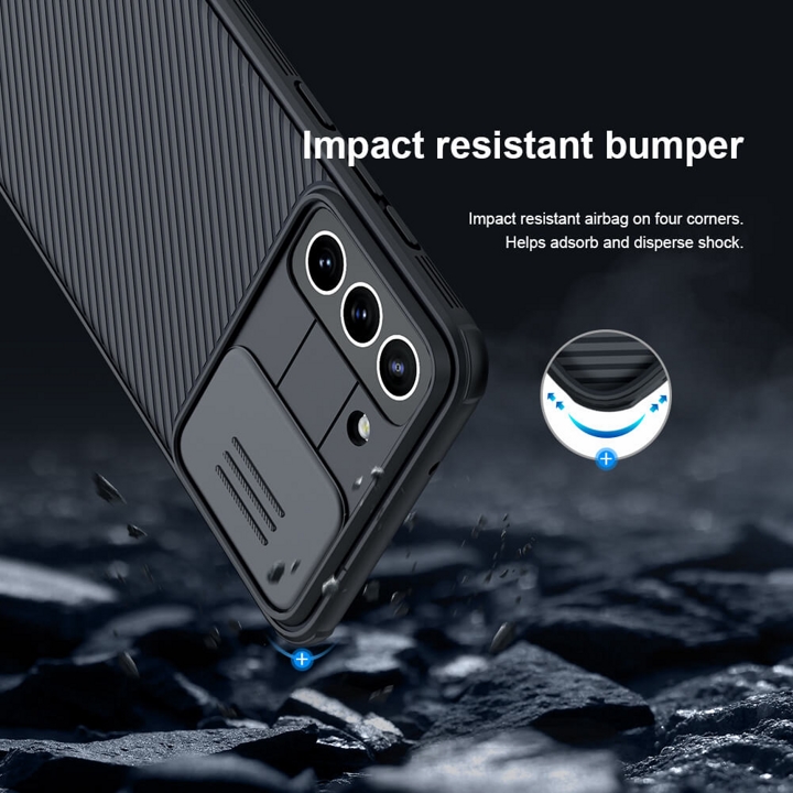 Ốp lưng dành cho Samsung S21 FE Camshield Pro chống sốc - Hàng nhập khẩu Nillkin