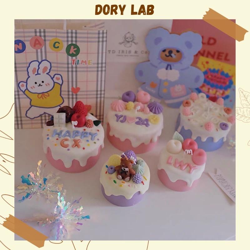 Nến Thơm Bánh Sinh Nhật Trang Trí Tên Theo Yêu Cầu, Quà Tặng Ý Nghĩa, Độc Đáo - Dory Lab