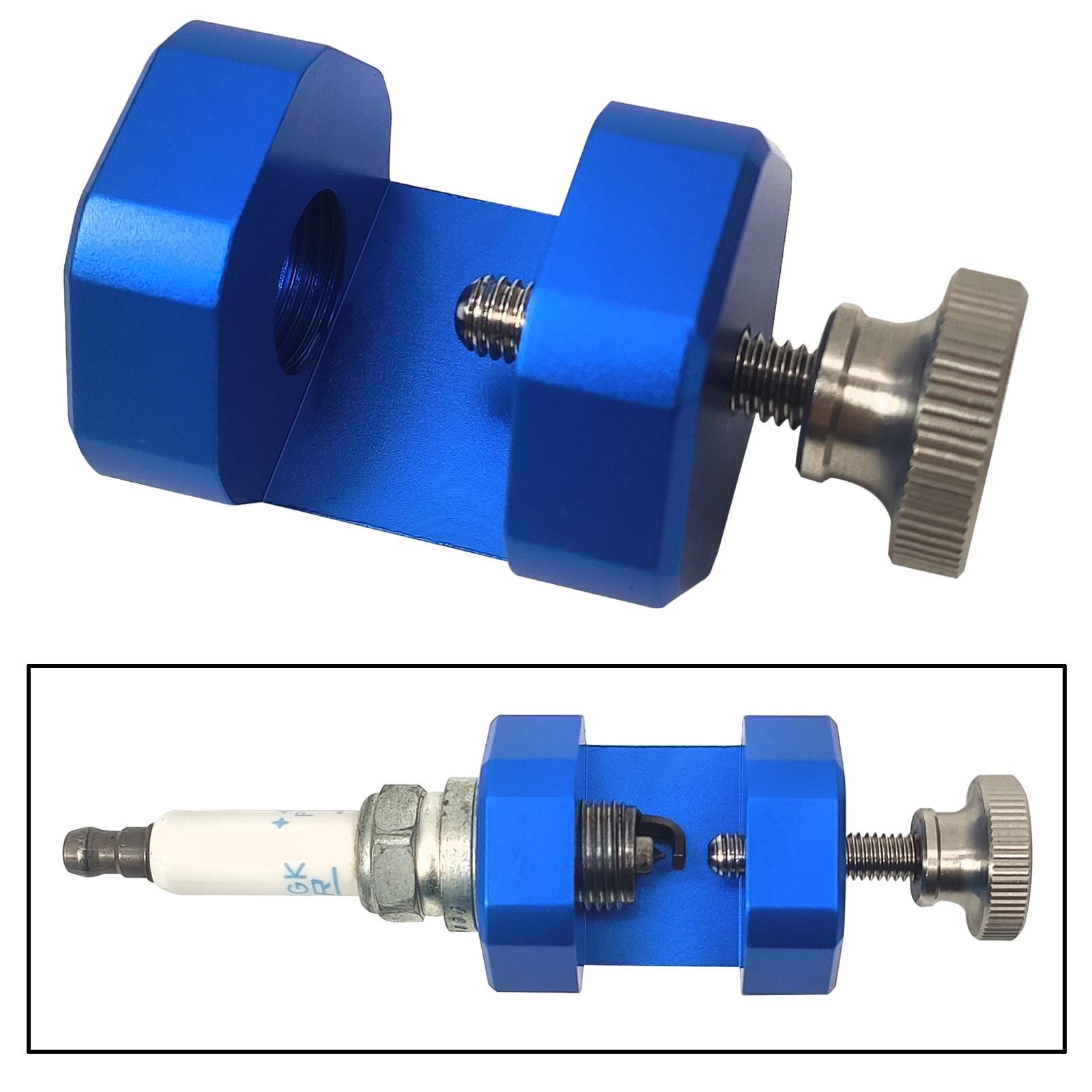 Auto Spark Plug Splitting Tool with 14mm Thread, Made of High Quality Aluminum Material