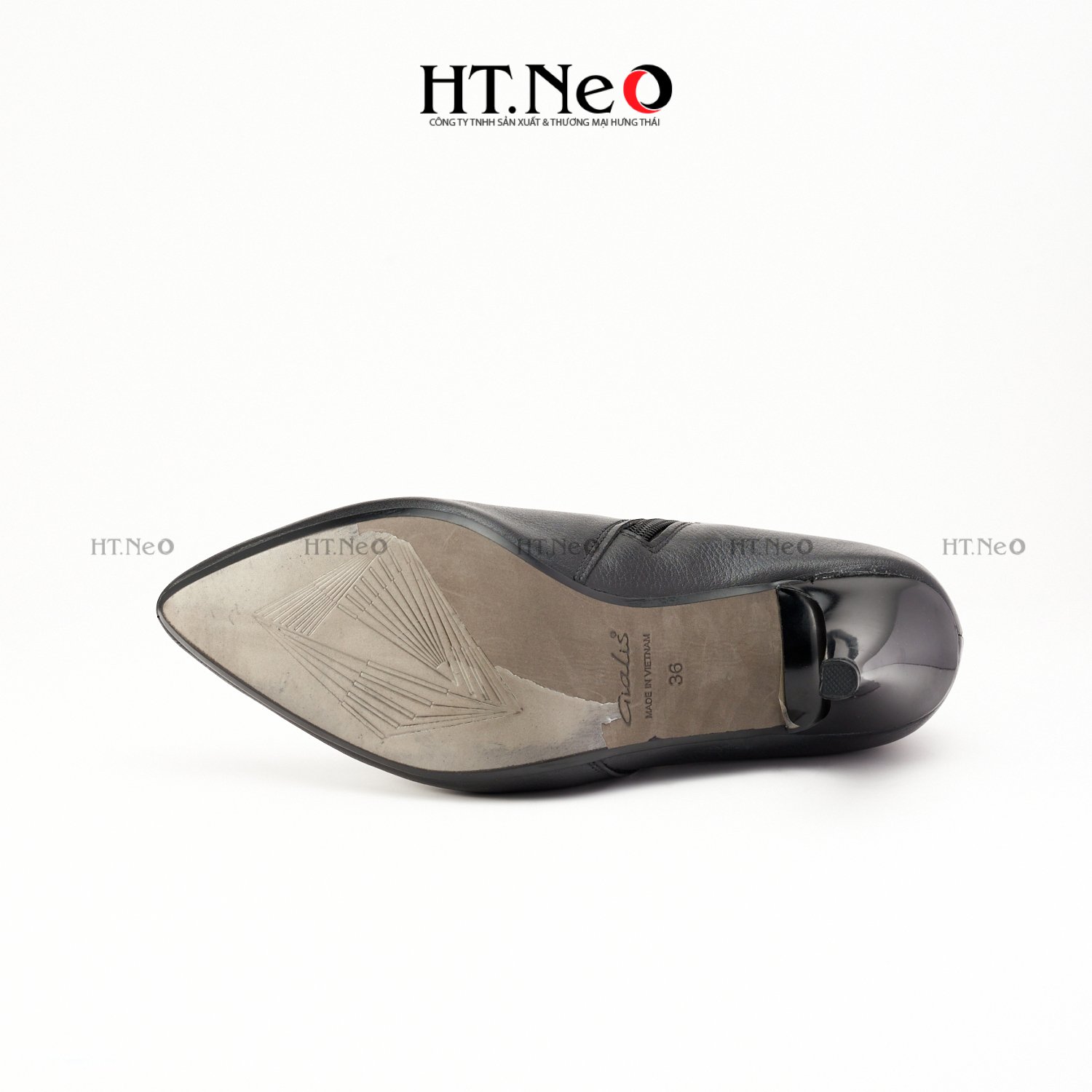 Bốt nữ cổ lửng BN20 Ht.Neo Làm Từ Da Bò Nguyên Miếng, Càng Dùng Càng Bóng, Gót Trụ Cao Đến 7cm Cực Sang Chảnh