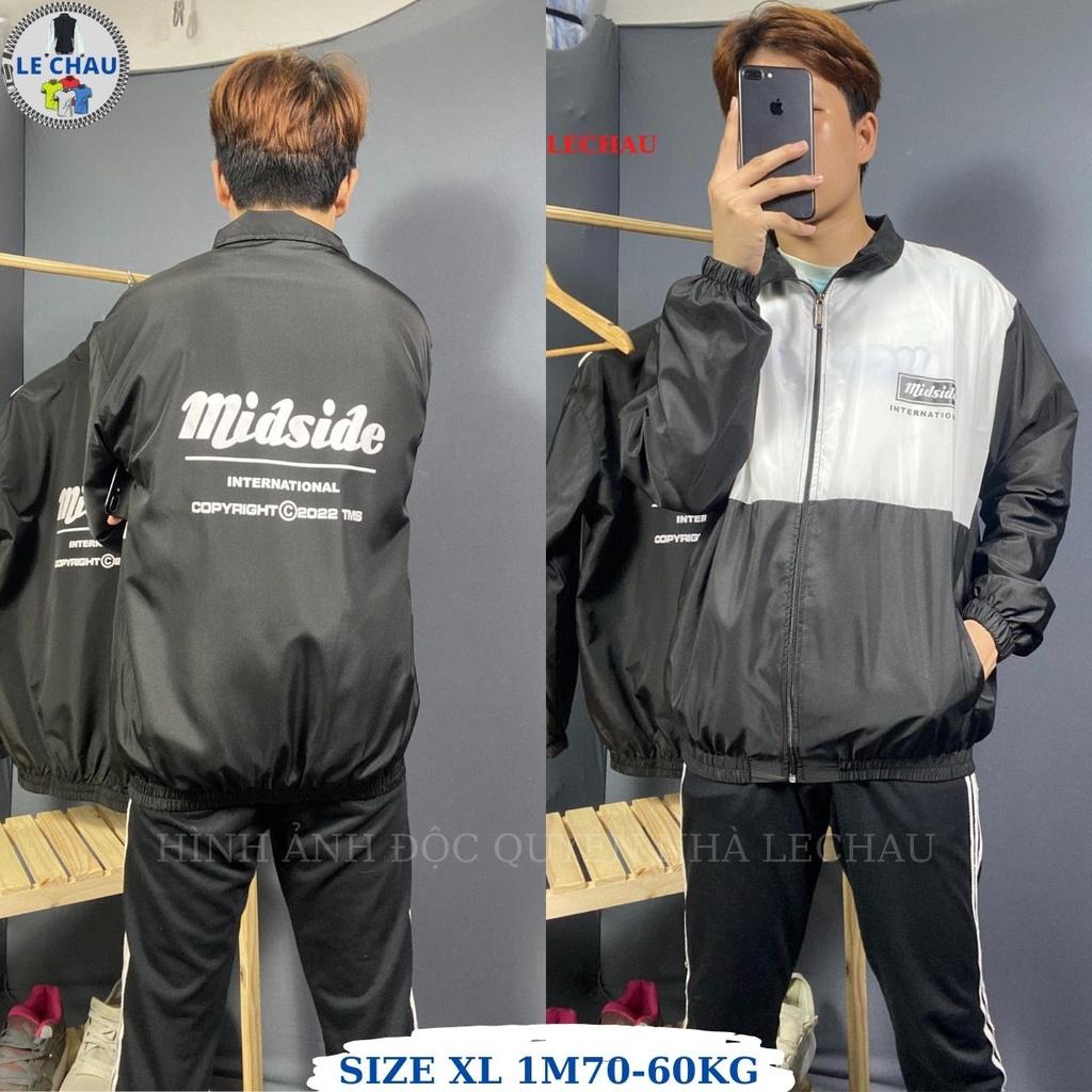 Áo khoác dù bomber chống nắng unisex form rộng vải nylon 2 lớp bền đẹp - FGS Xám Xanh XL&lt;60KG