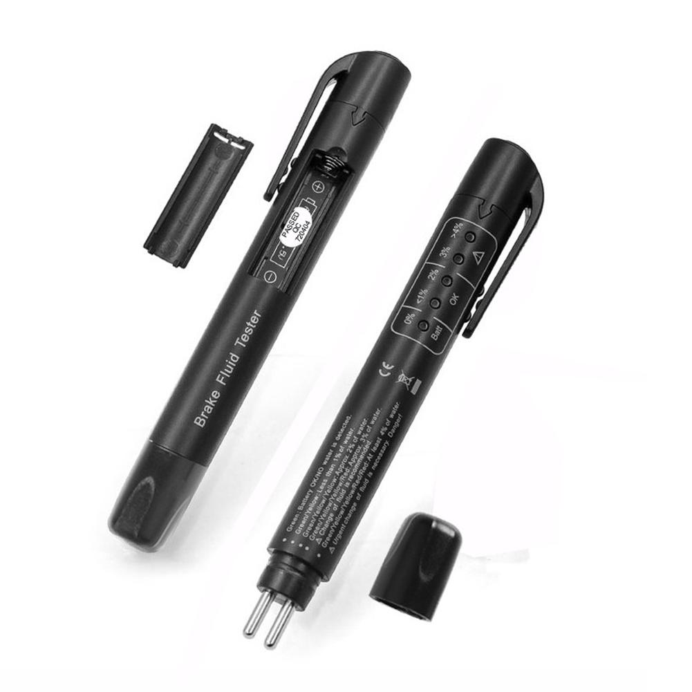 5 LEDs Mini Auto Diagnostic Brakes Test Pen Portable Vehicle Automatic Brake-Fluid Tester for DOT3 DOT4 DOT5