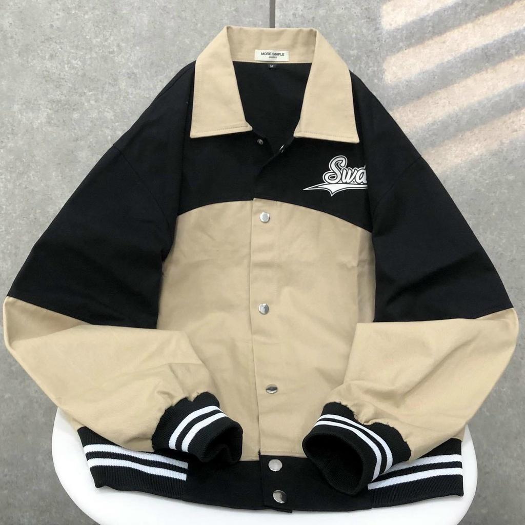 Áo khoác dù nam nữ unisex áo ulzzang Hàn Quốc cổ bẻ phối màu SWERDER áo khoác chống nắng street style 2 lớp cao cấp