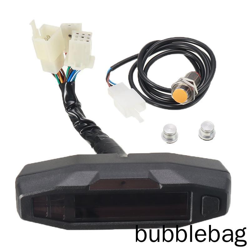 Đồng Hồ Đo Tốc Độ Kỹ Thuật Số Màn Hình Lcd Chuyên Dụng Cho Xe Máy