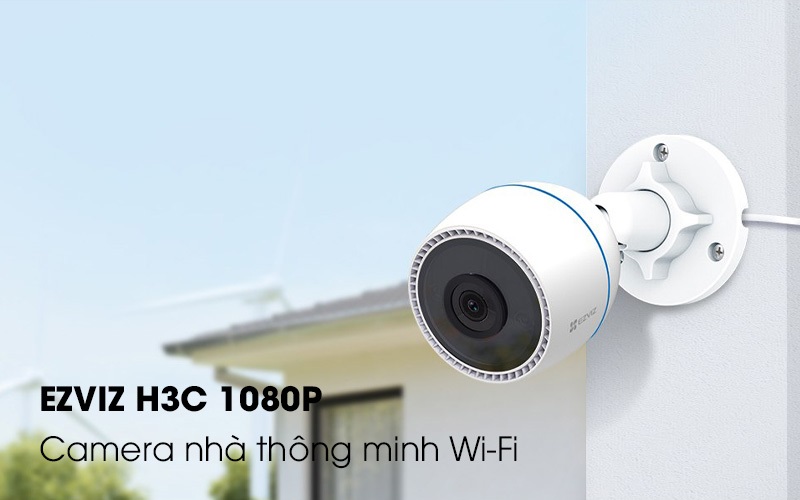 Camera ngoài trời EZVIZ H3c 2MP 1080P - Camera Wifi thông minh - Hàng Chính Hãng