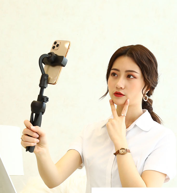 Giá đỡ kẹp điện thoại gấp gọn kiêm gậy tự sướng Seflie 3 chân xoay 360 độ, dùng livestream, giải trí, quay phim