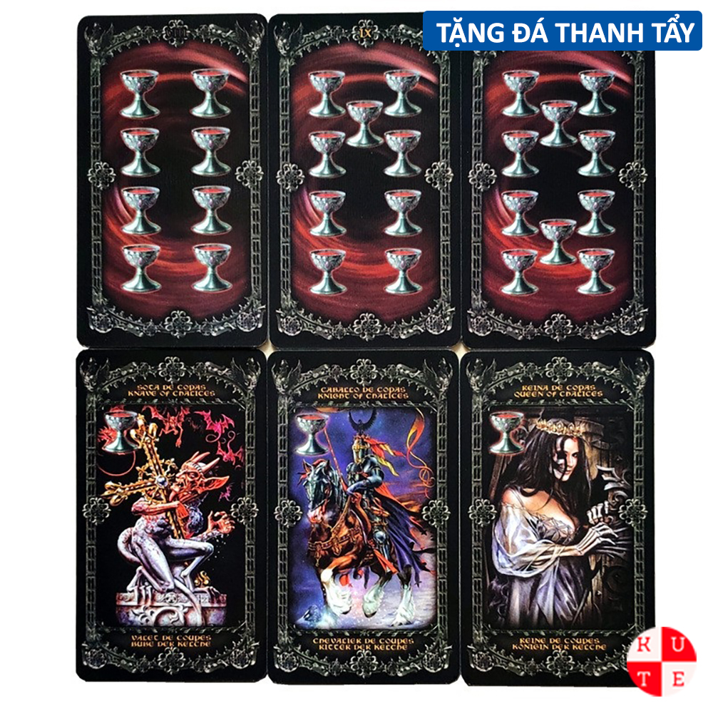 Bài Tarot 1977 England 78 Lá Bài Tặng Đá Thanh Tẩy