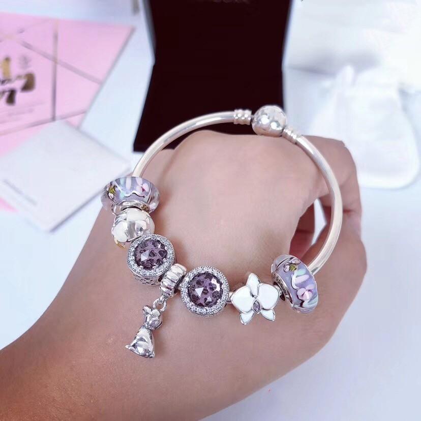 Vòng Bạc S925 ALE Cao Cấp - Vòng Charm Bạc Chuẩn S925 - Mã sản phẩm VONGBAC_DN160