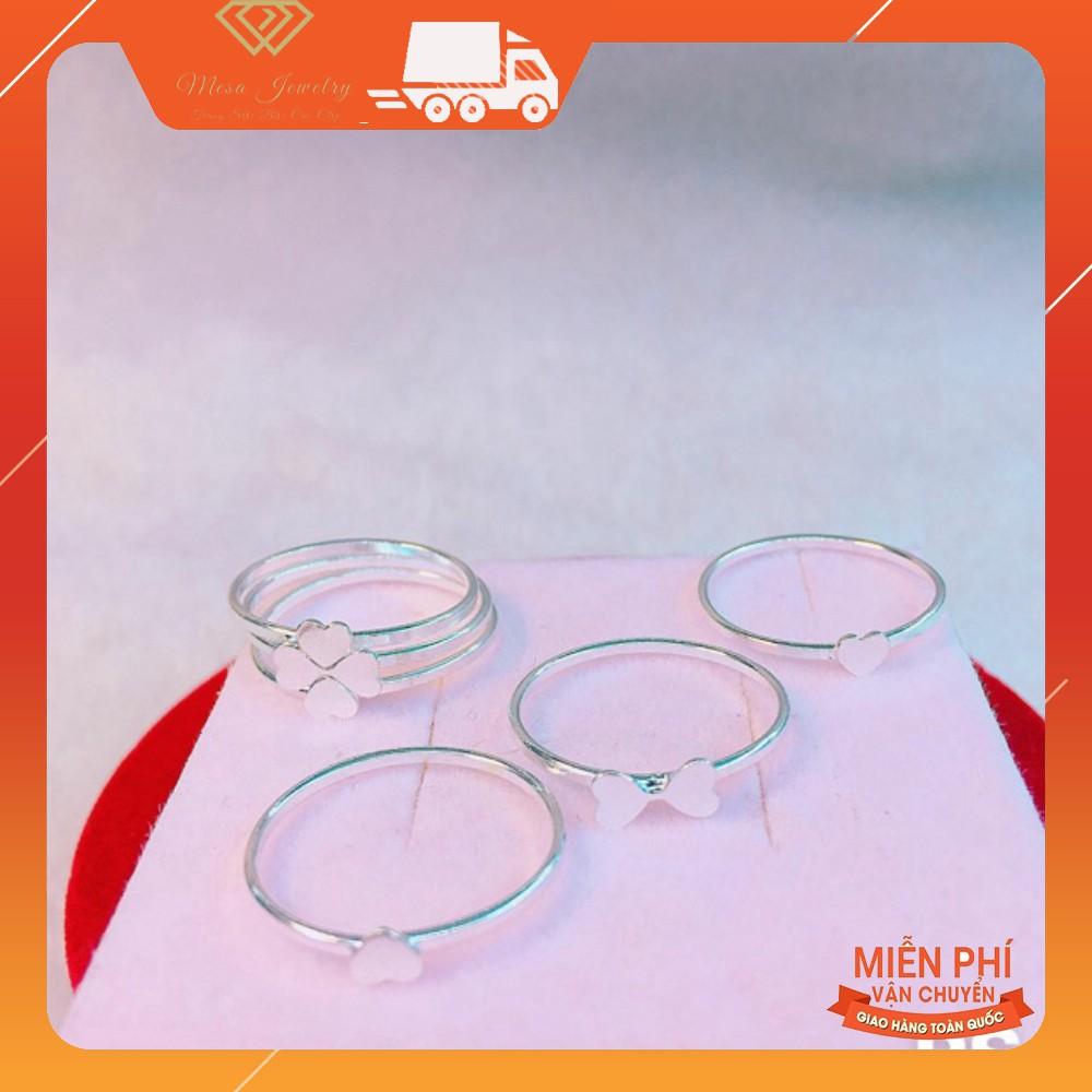 Nhẫn cỏ 4 lá may mắn