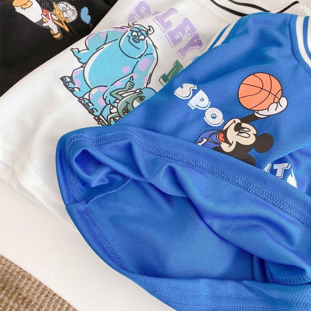 Bộ ba lỗ bé trai, Bộ sát nách cho bé chất cotton thông hơi cho bé Từ 7- 27kg - ROSY KIDS