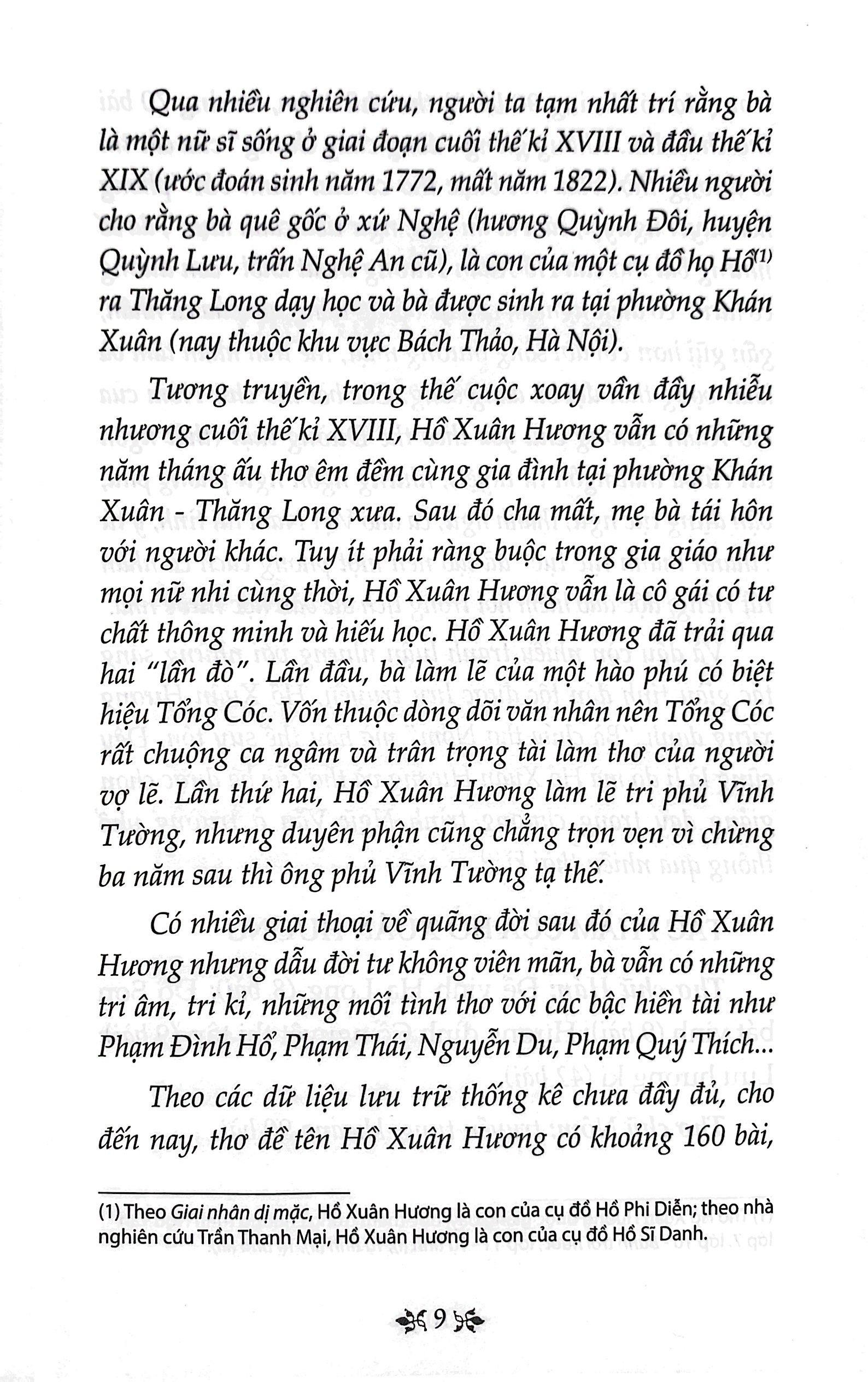 Sách Văn Học Trong Nhà Trường : Thơ Hồ Xuân Hương