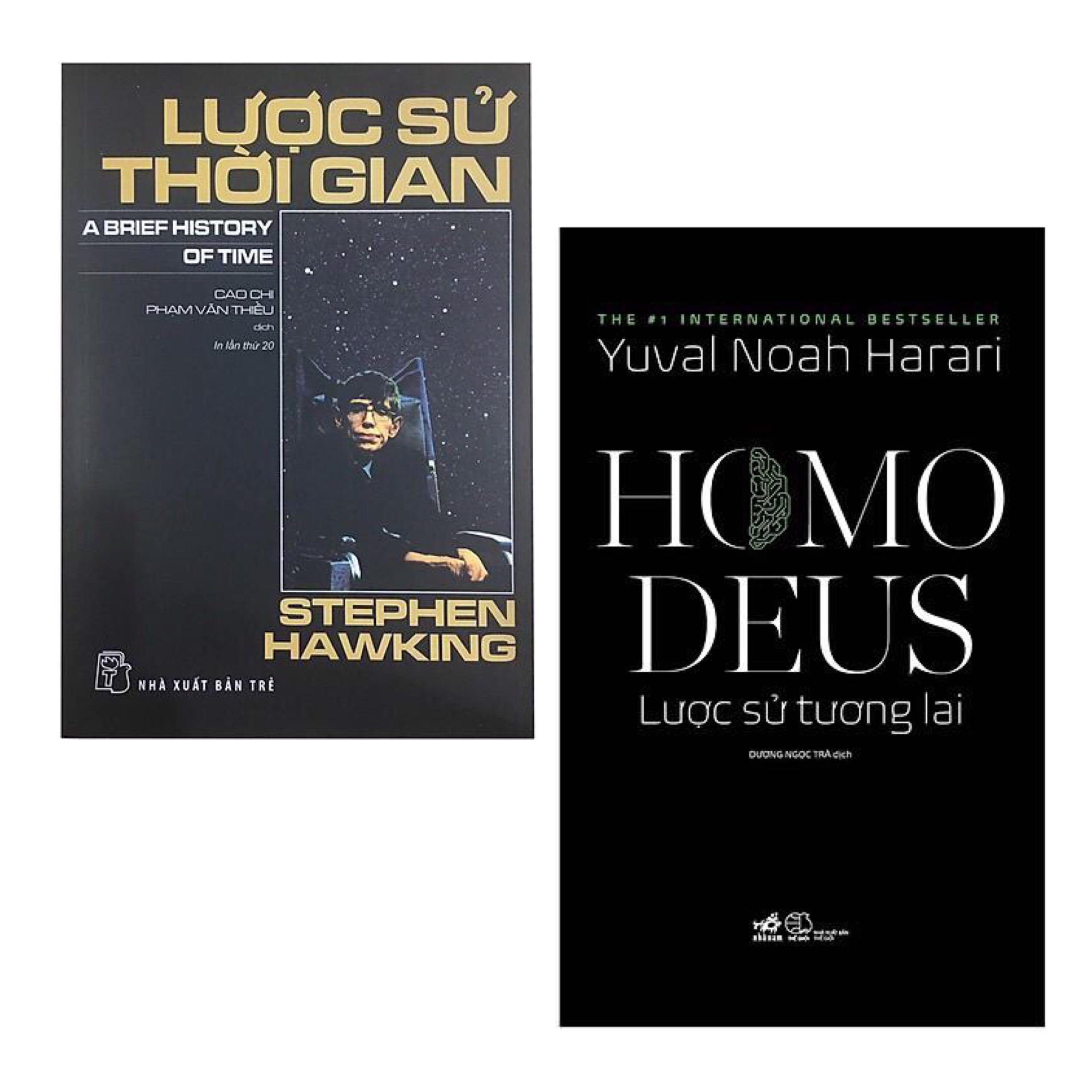 Combo 2 Cuốn Sách Hay Nhất : Homo Deus: Lược Sử Tương Lai + Lược Sử Thời Gian