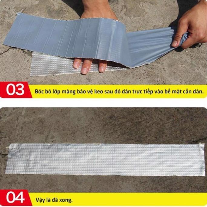 Băng Keo SIÊU DÍNH Trên Mọi Bề Mặt, Chống Thấm Nước Nhật Bản khổ 20cmx5m